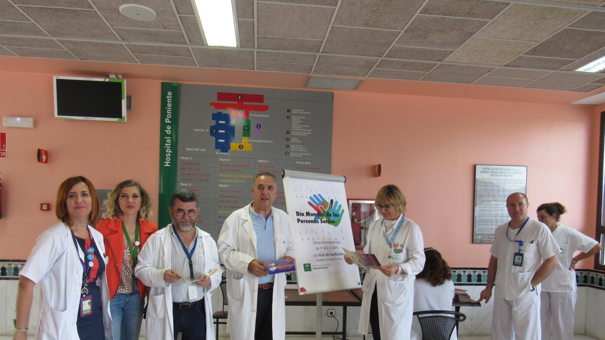 Equipo de Otorrinolaringología que ha llevado a cabo la jornada informativa.