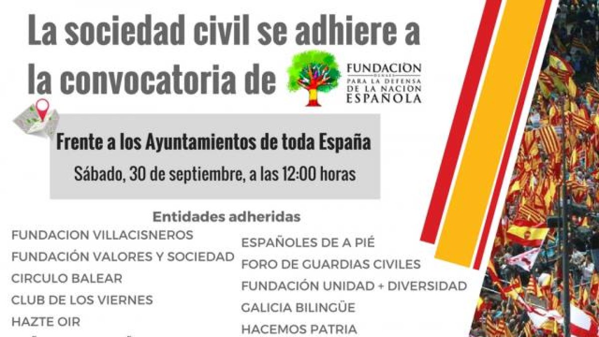 Una de las iniciativas en contra del referéndum en Cataluña.