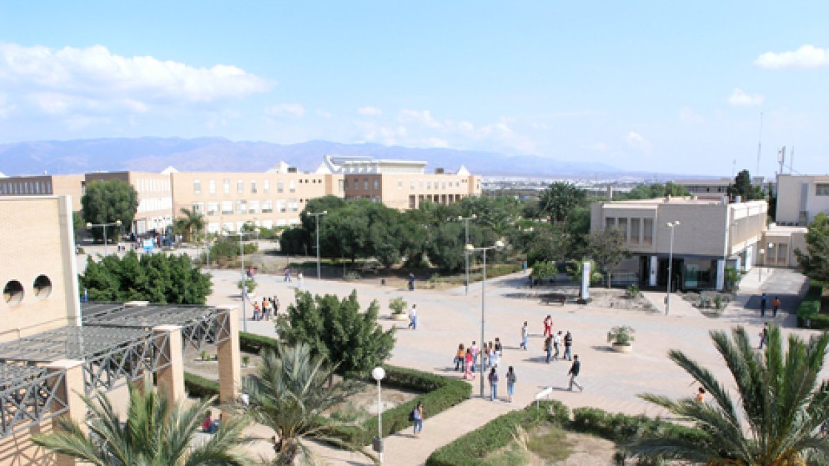 Vista aérea parcial del Campus.