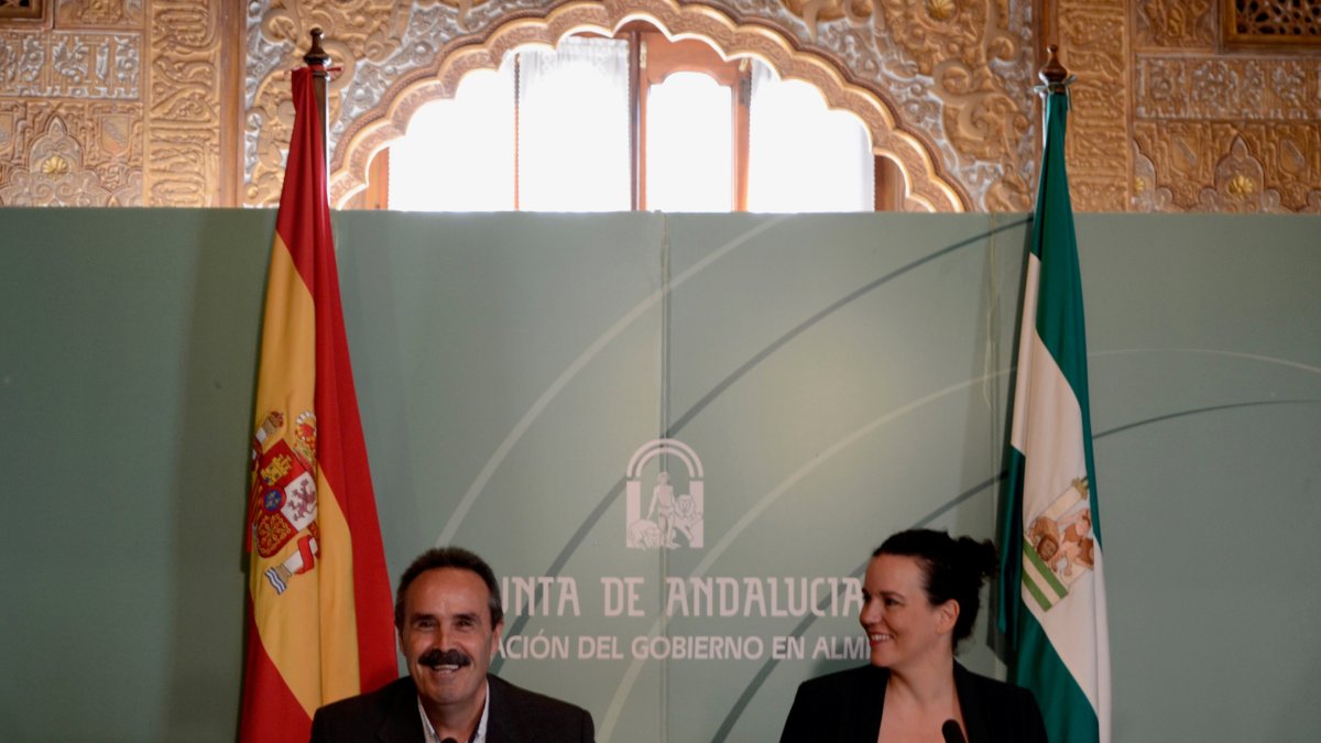 Balance del verano en el Museo de Almería, ayer en la Delegación de la Junta.