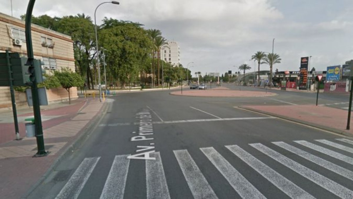 Avenida Primero de Mayo de Murcia / Foto. Google Maps