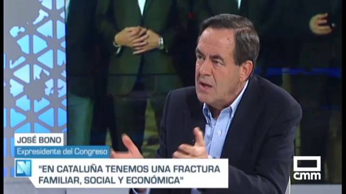 Un momento de la entrevista de José Bono en Castilla-La Mancha Media / CMM