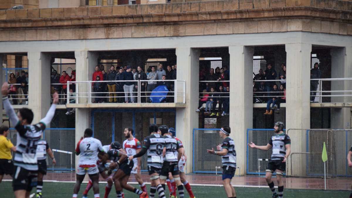 URA en el partido con Cáceres la pasada campaña.