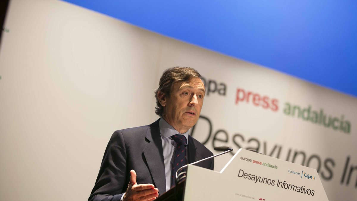 Hernando, durante su intervención.