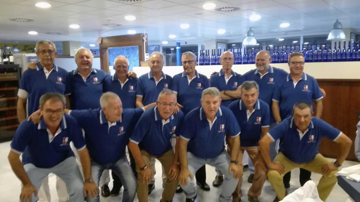 Los pupilos de Miguel del Pino en 2017.