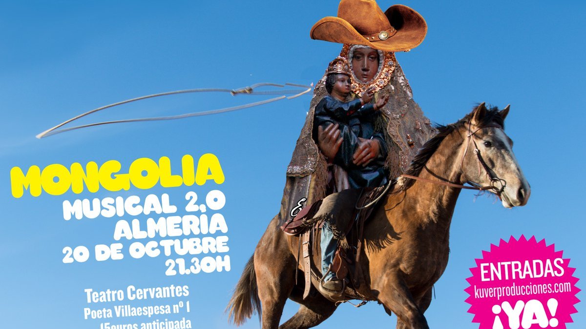 Cartel del espectáculo que visita Almería.