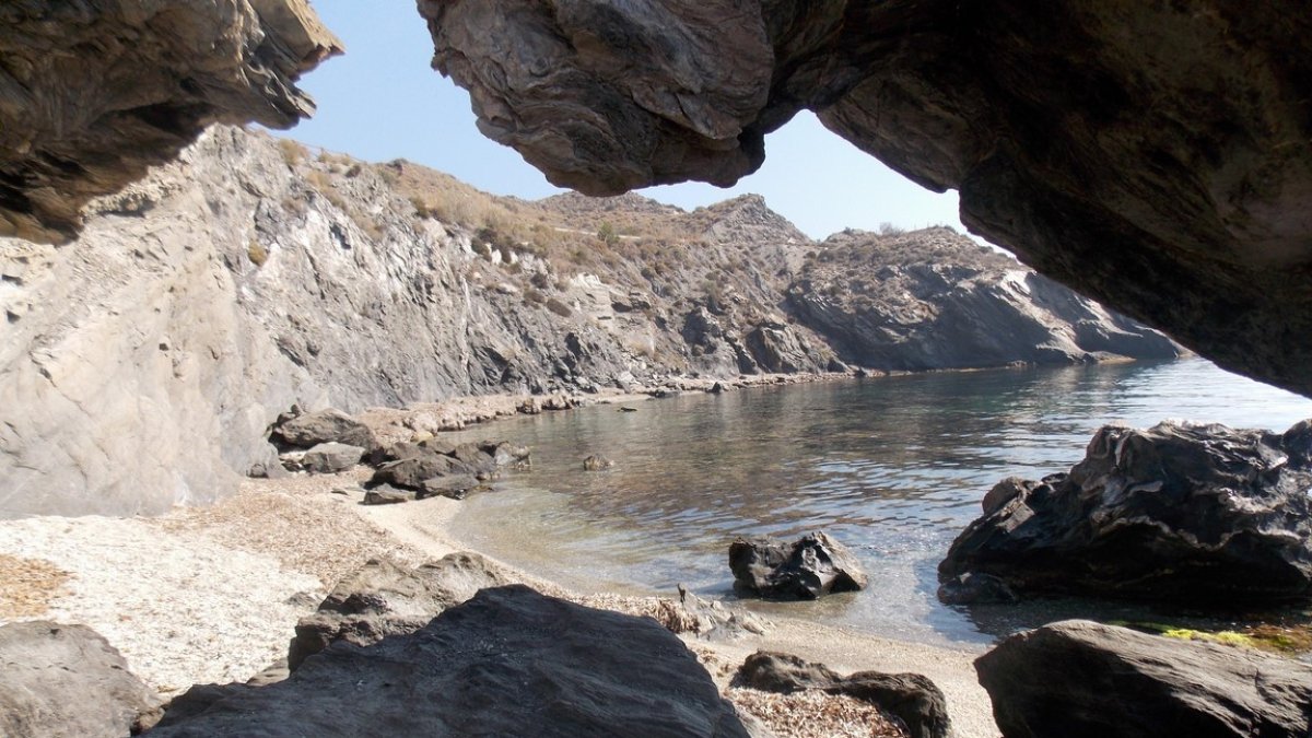 Cala Cristal, en la costa cuevana.
