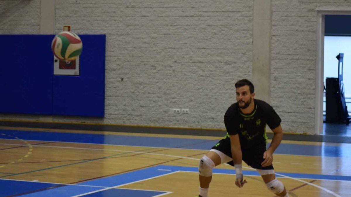 Mario Ferrera en acción.