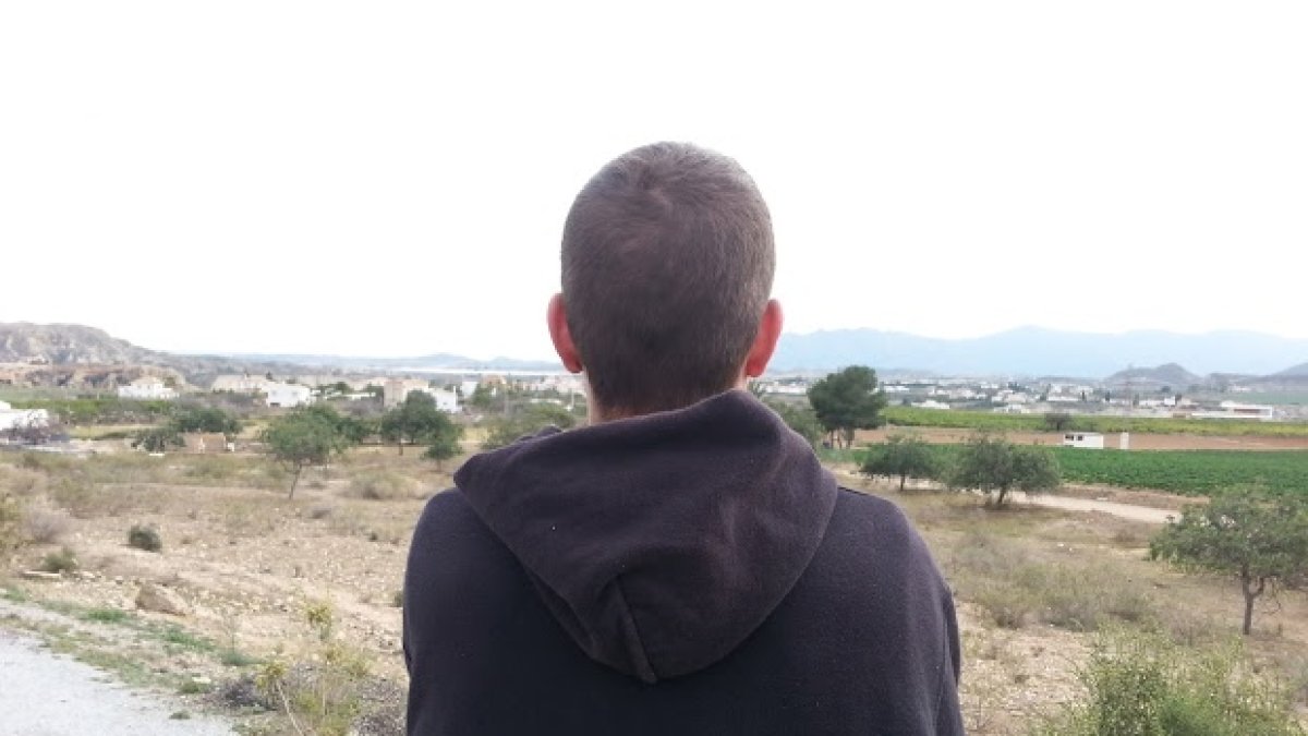 Joven acusado de hostigar a una familia por ser marroquíes (Foto cedida por Actualidad Almanzora).