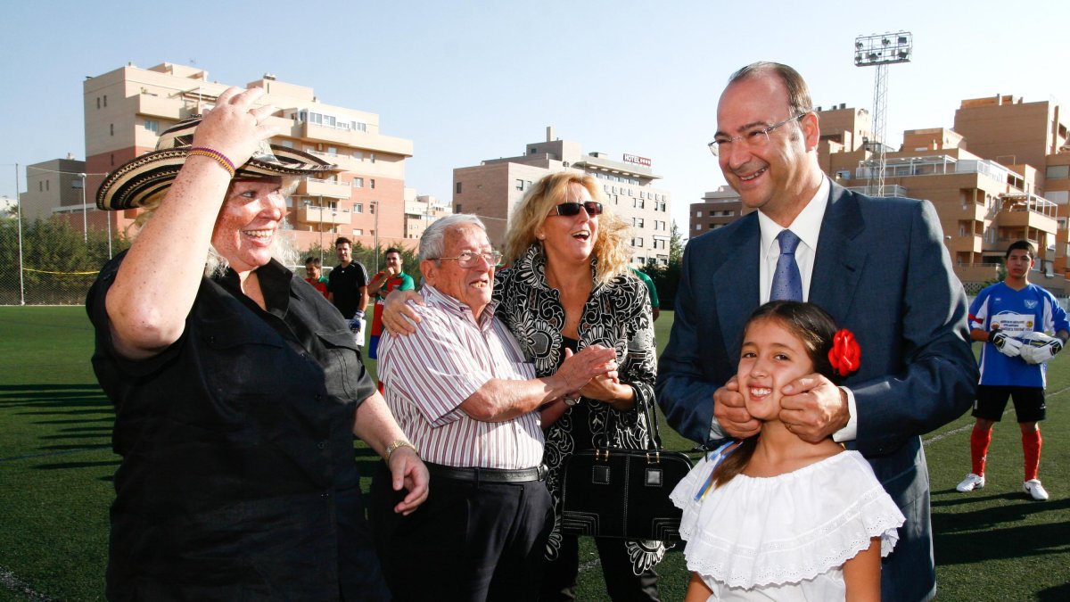 Yaddy González en la primera fiesta celebrada en el Complejo Tito Pedro.
