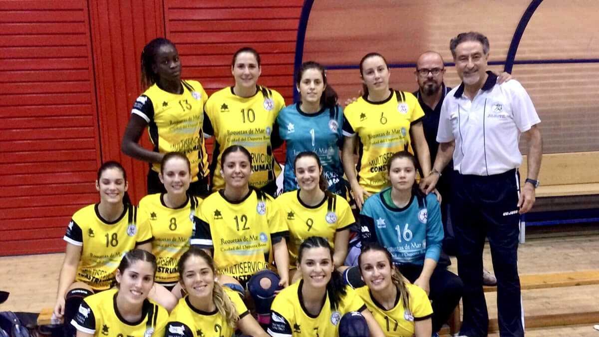 Las jugadoras roqueteras logran una gran victoria.