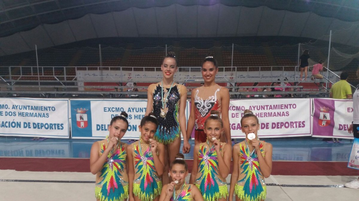 Participantes de Purpurina-Escuela de GR de Roquetas de Mar.