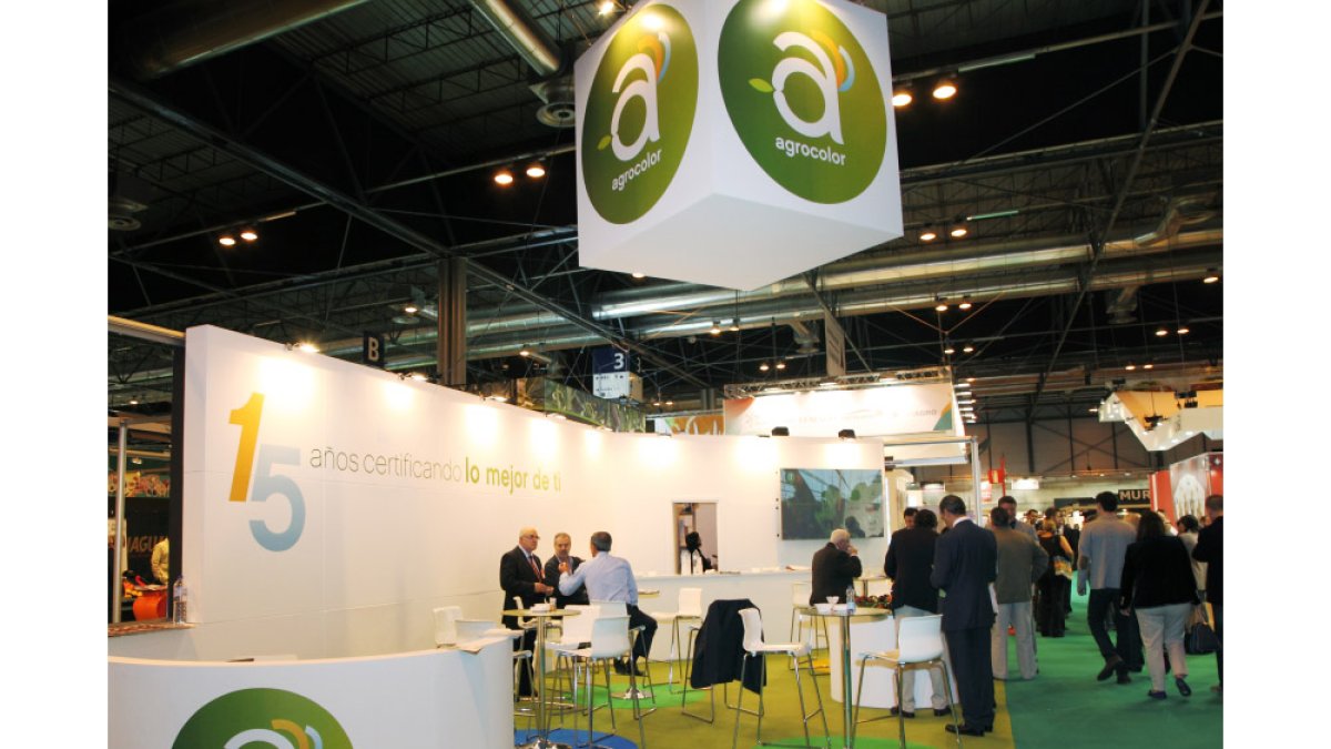 El stand de Agrocolor en la feria Fruit Attraction.