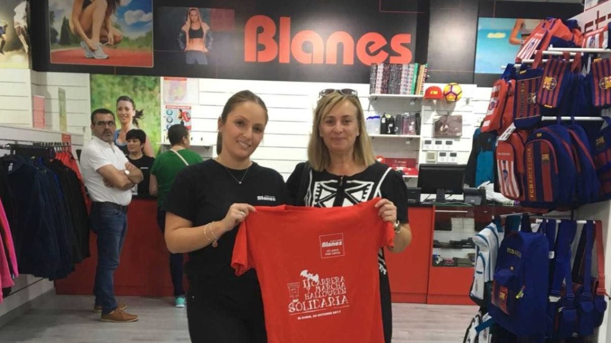 Las camisetas solidarias de Blanes.