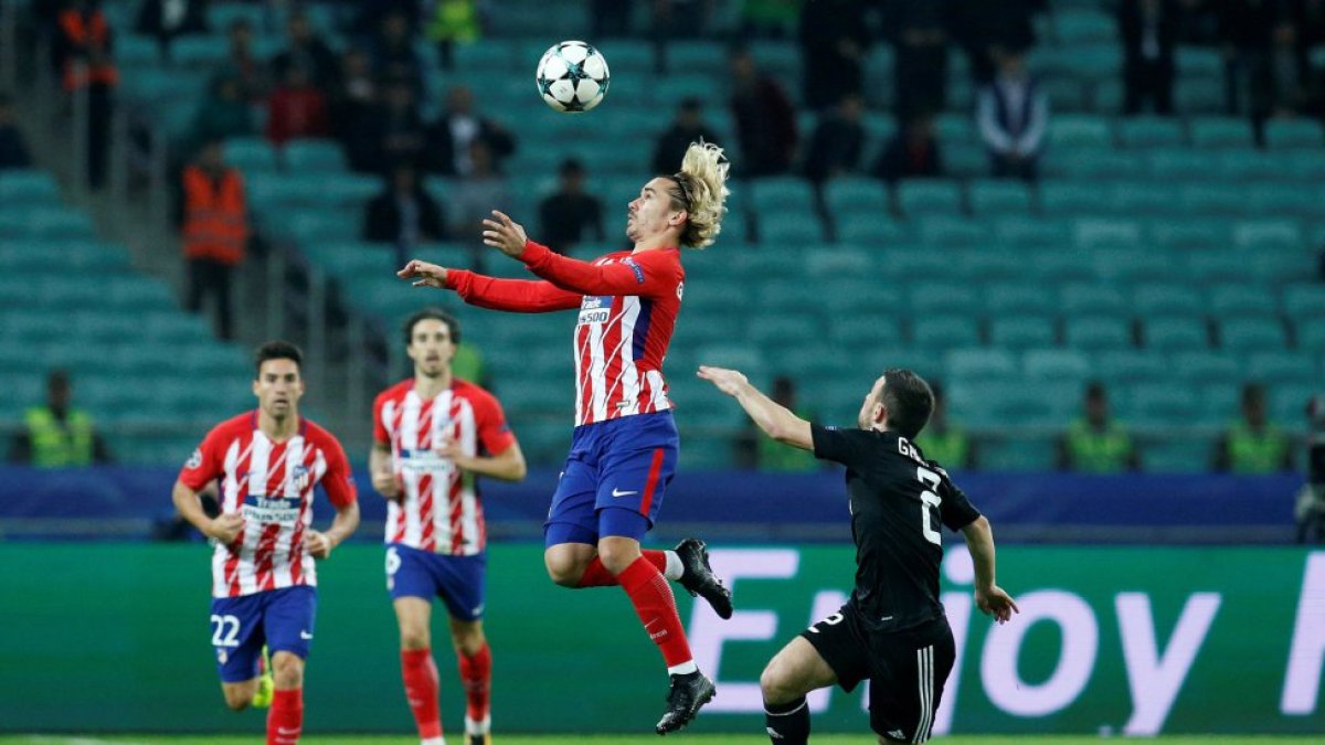 Griezmann lo intentó sin éxito.