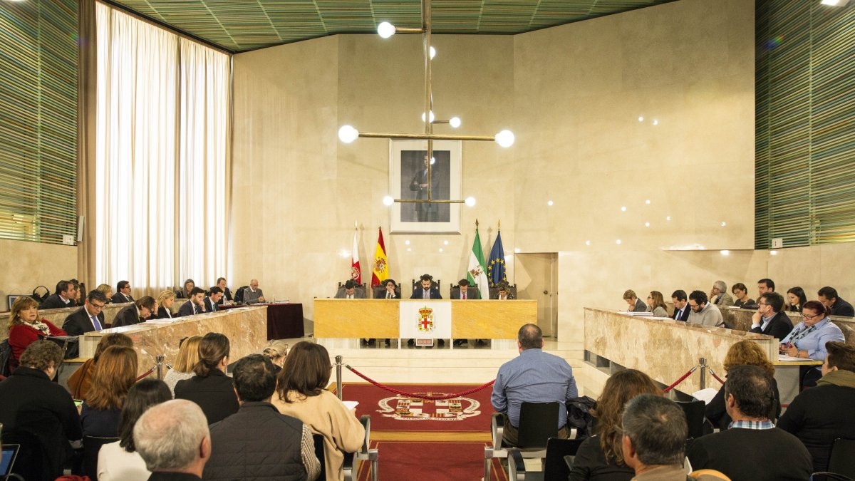 Pleno del Ayuntamiento de Almería.