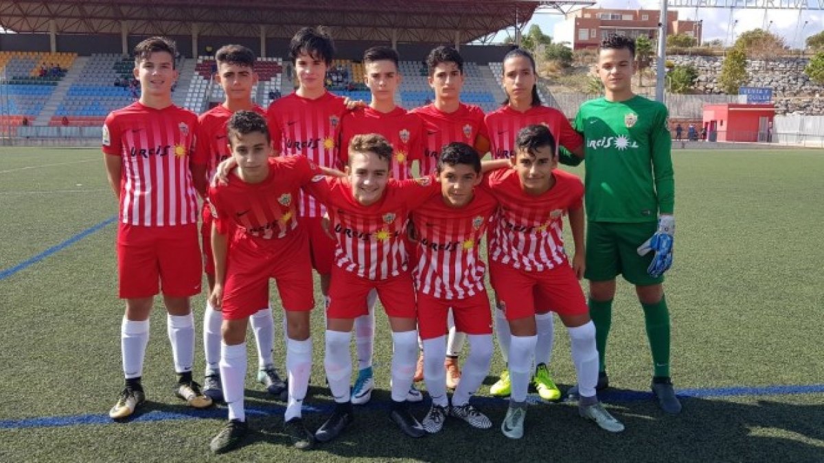 El Almería A infantil.