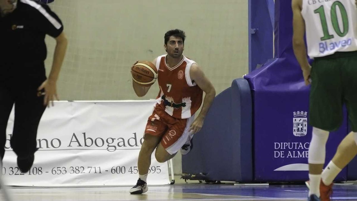 Luis Rueda en acción.