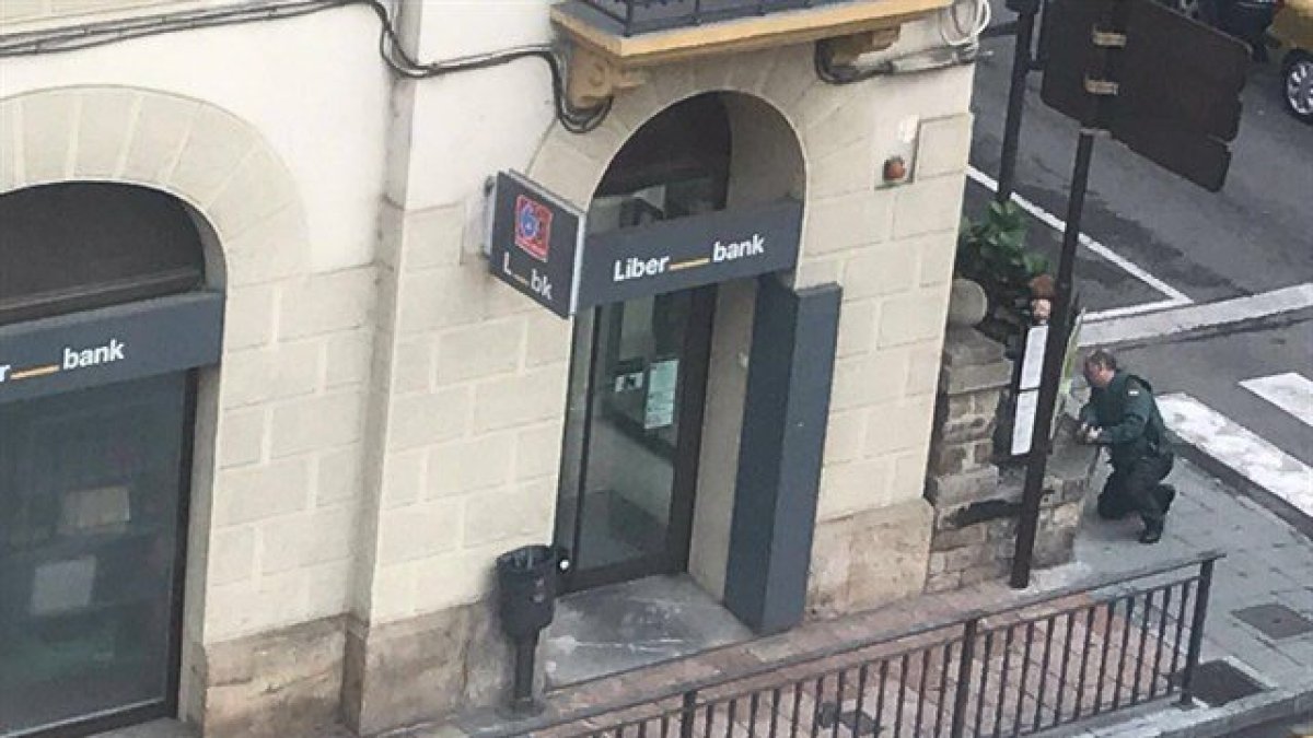 Sucursal que se ha intentado atracar.