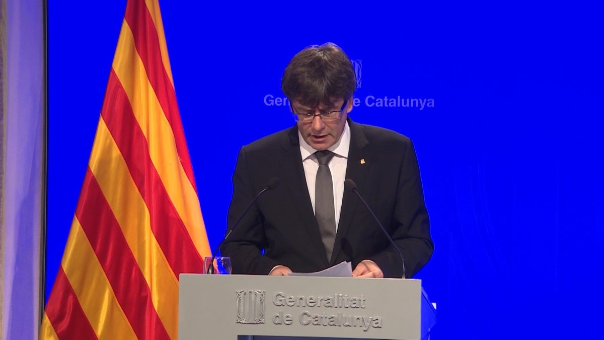 El expresidente catalán Carles Puigdemont.