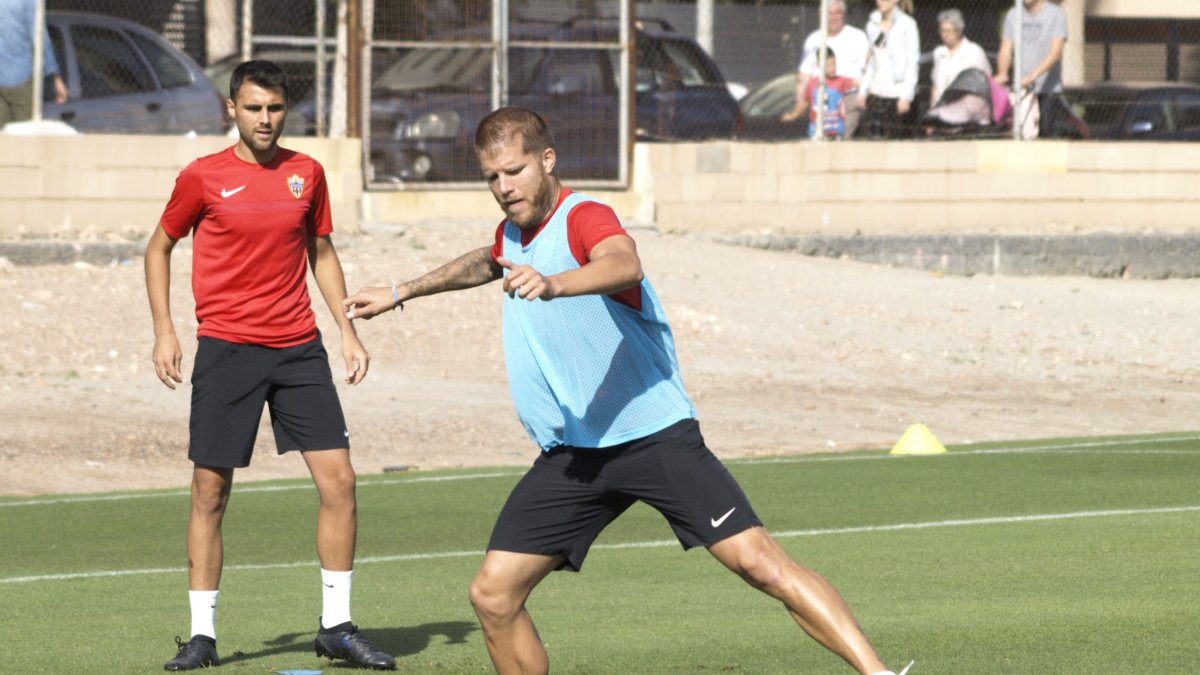 Morcillo, este miércoles en la Vega.