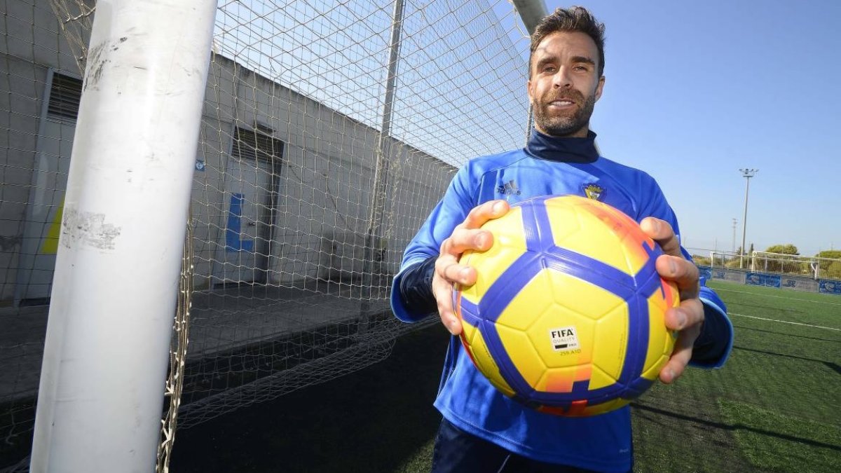 El veterano portero del Cádiz.