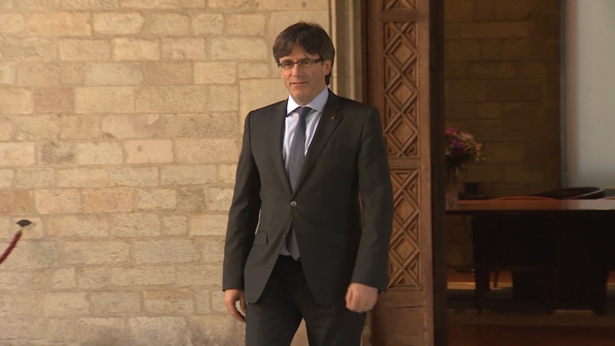 El expresident catalán, Carles Puigdemont