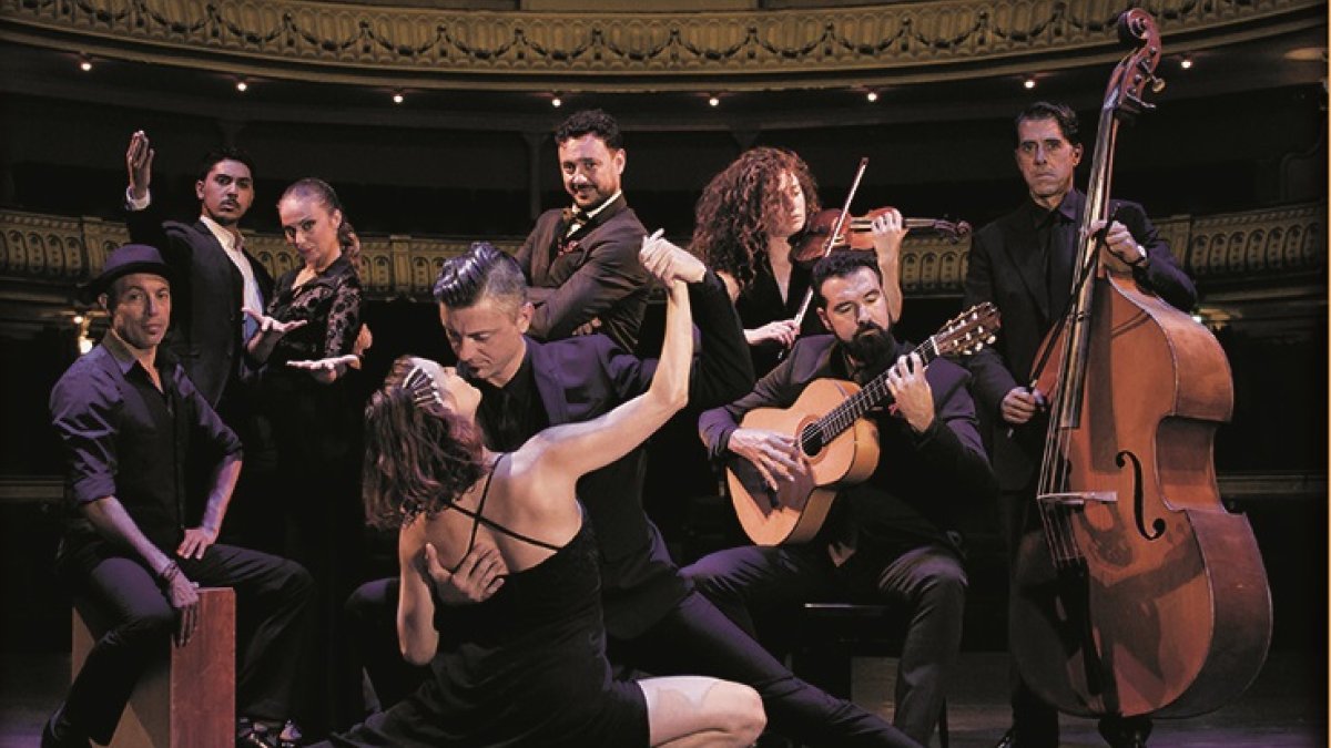 Detalle del cartel anunciador del concierto.