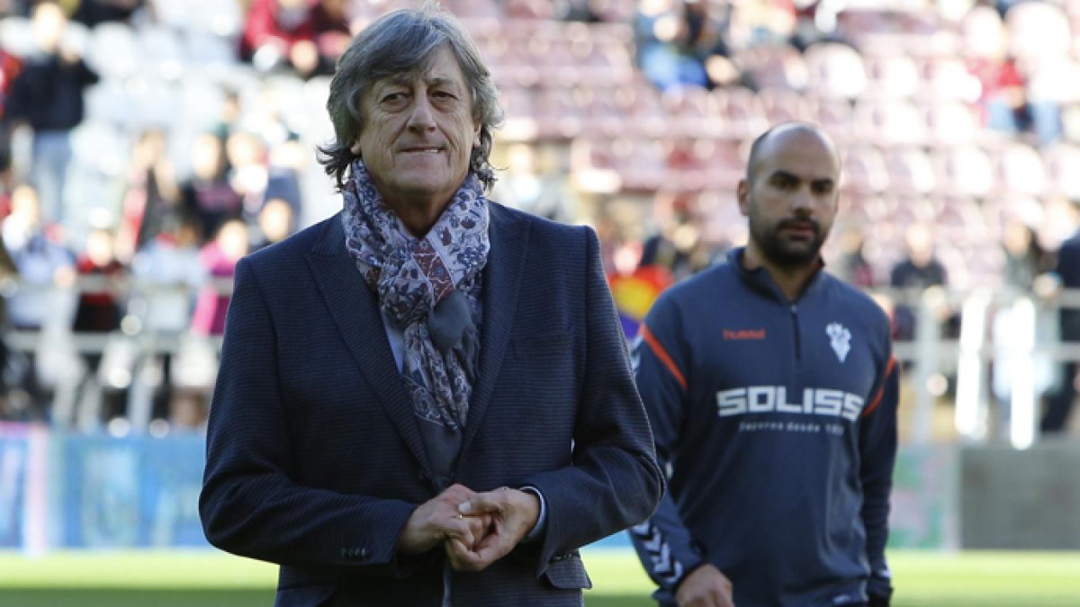 Enrique Martín, entrenador del Albacete.