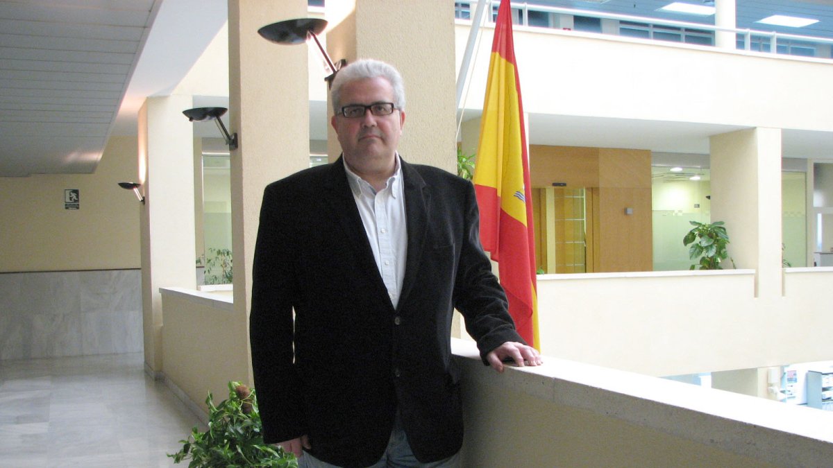 Tomás Elorrieta en el Ayuntamiento de El Ejido.