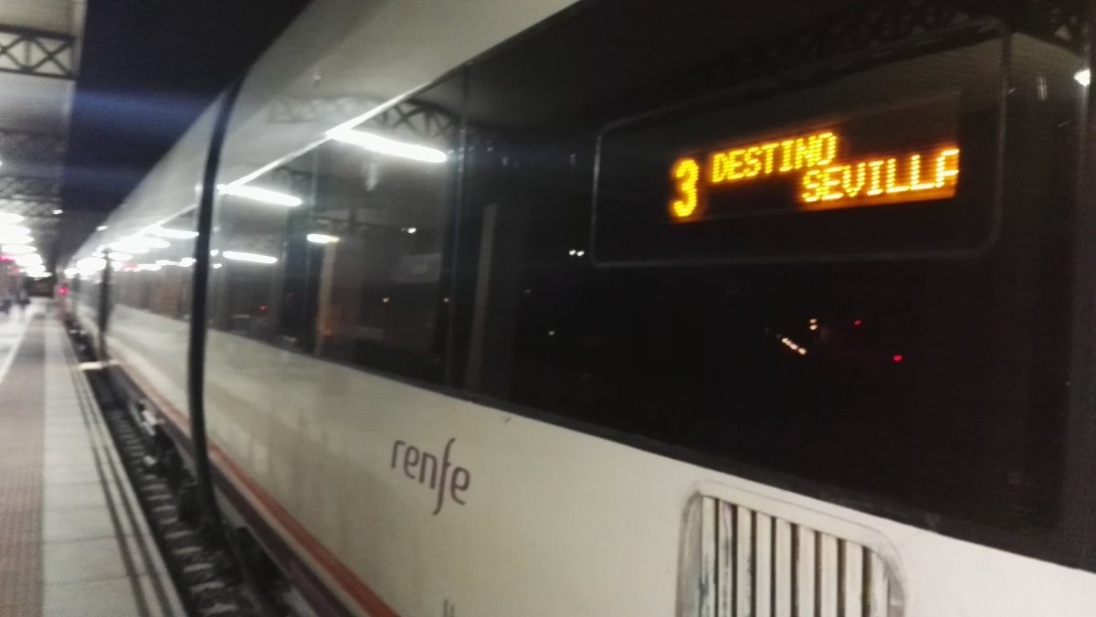 Tren Almería-Sevilla.