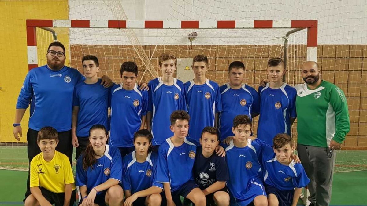 La selección infantil.