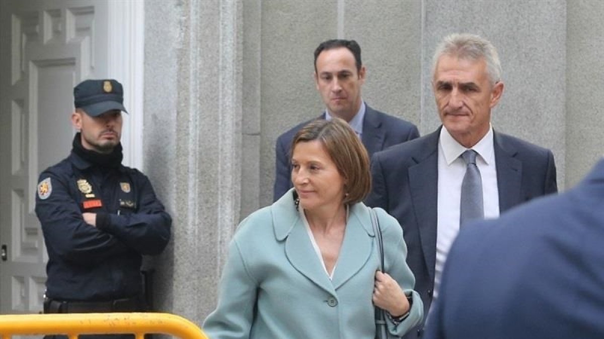 La presidenta del Parlamento catalán, Carme Forcadel.