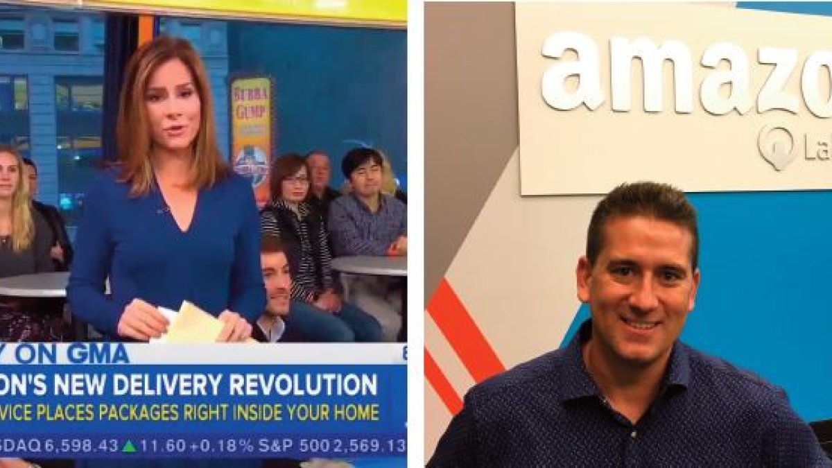 La presentación de Amazon Key en la Abc News y Manuel Arana, almeriense director en Amazon.