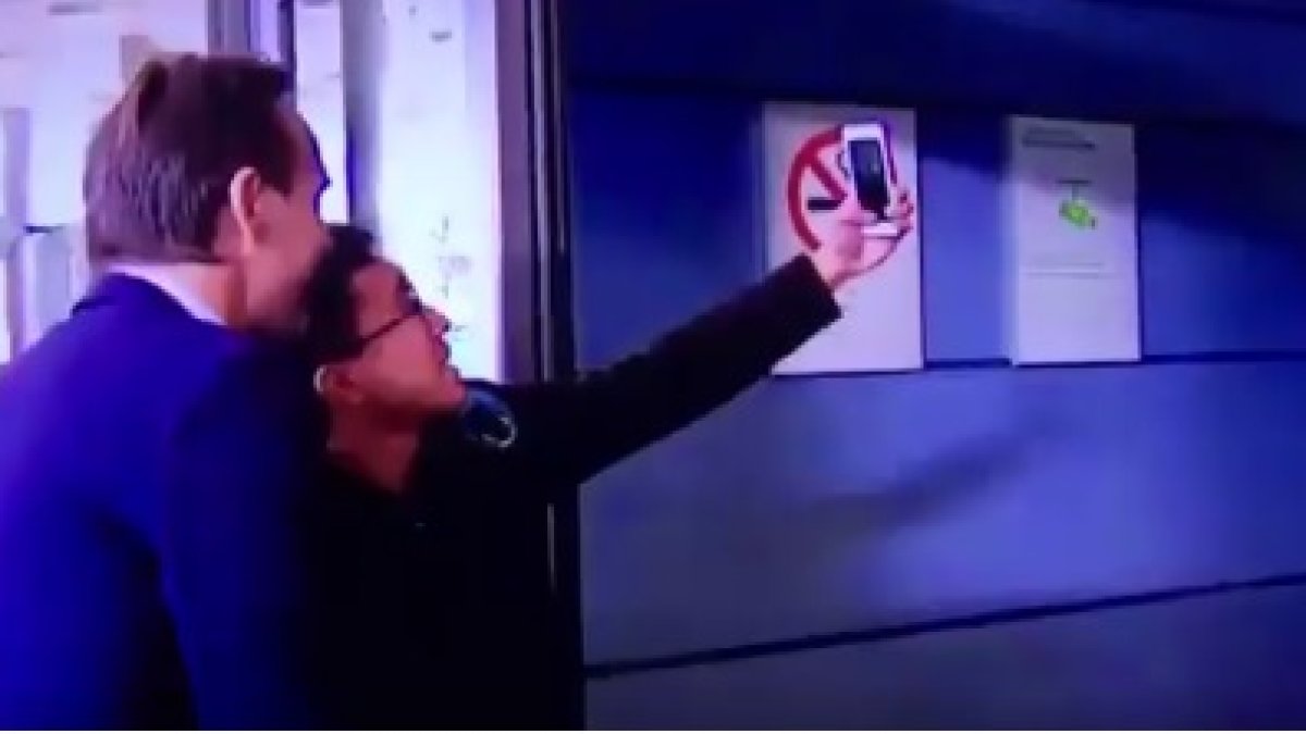 Julen Lopetegui antes de la ya famosa foto.