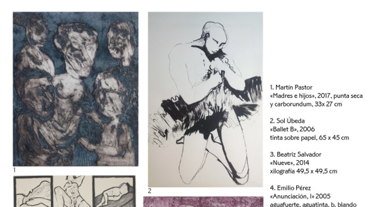 Selección de las obras participantes en la muestra.