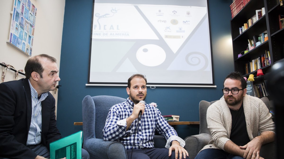 Fran López Montoro y Raúl Enrique Navarro, ayer en Cyrano.