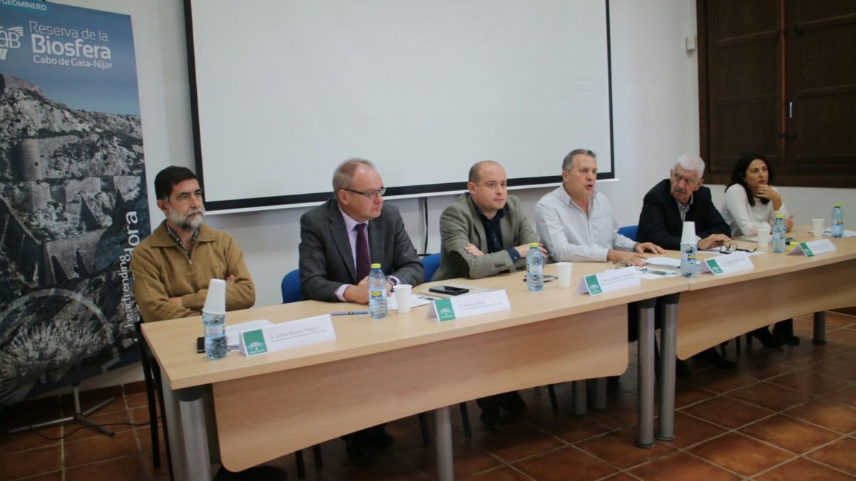 Jornada de Parques y Empresas celebrada por la Junta de Andalucía en Rodalquilar.