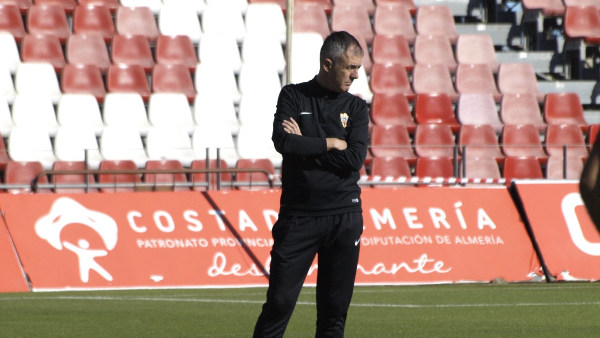 Lucas Alcaraz en el entrenamiento de este sábado.