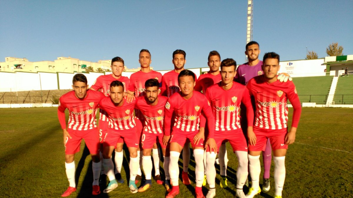 El once del filial en Antequera.