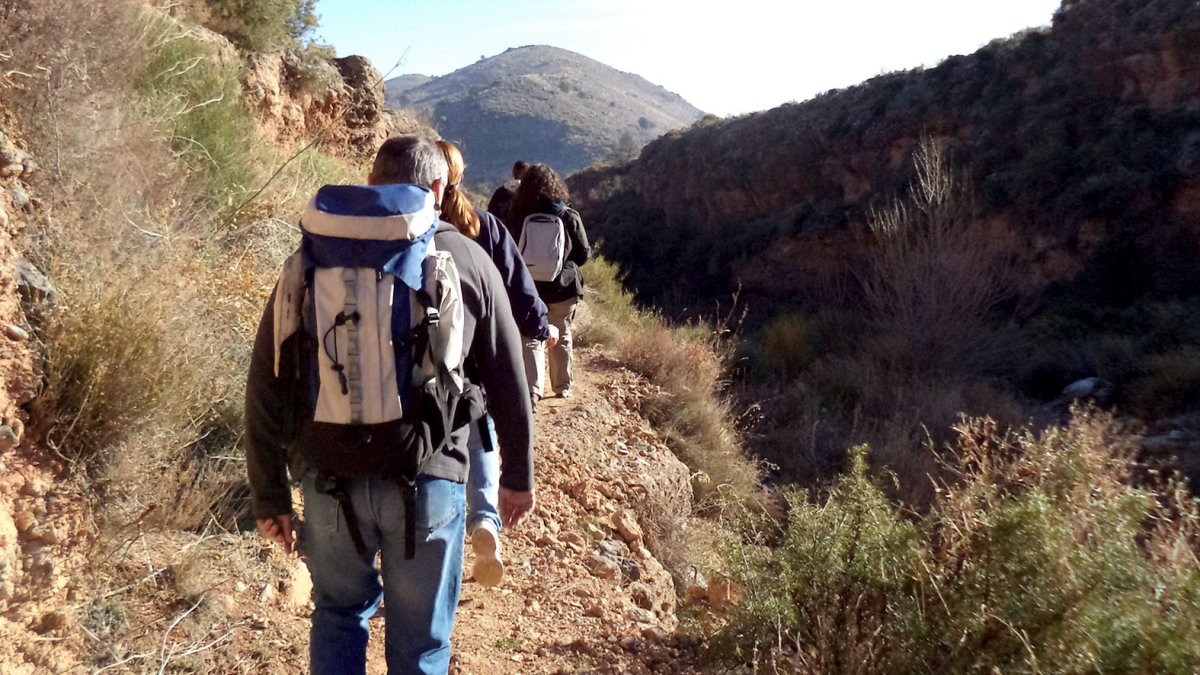 Senderistas.