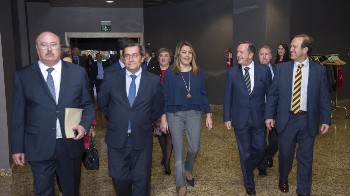 Susana Díaz, en un acto en Granada.