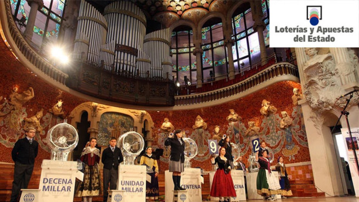 Imagen de un sorteo de Loterías y Apuestas del Estado.