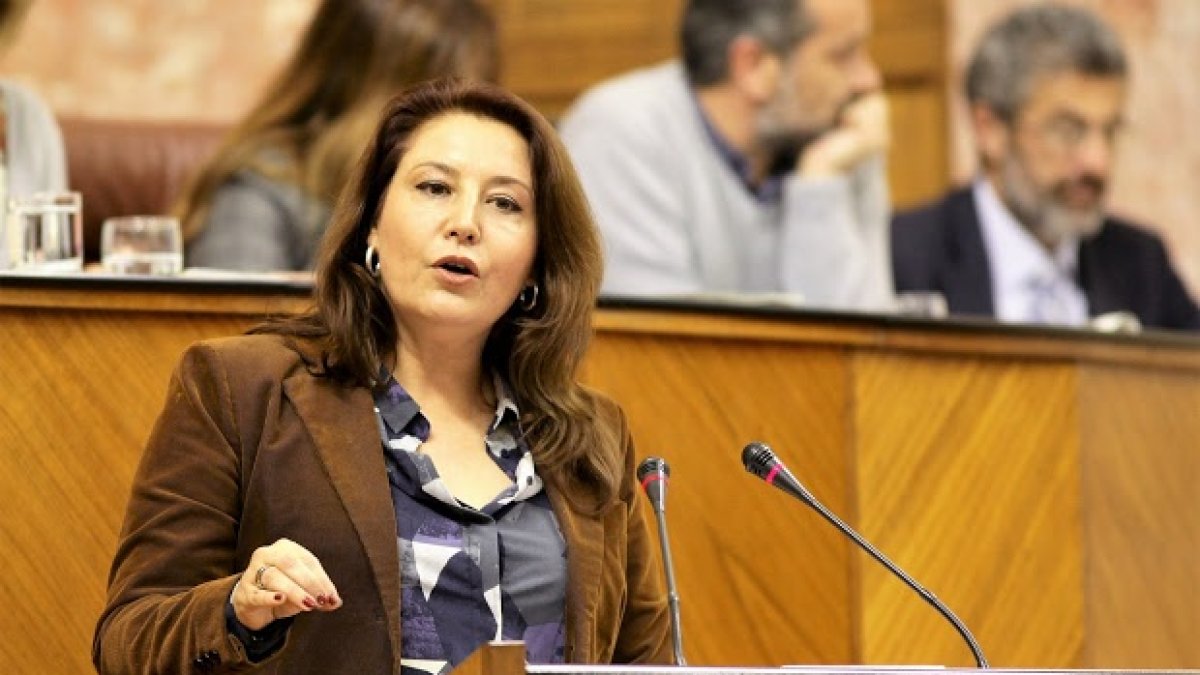 Carmen Crespo en el Parlamento de Andalucía