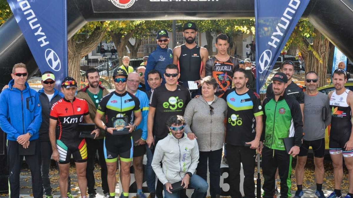 El podio final por categorías.