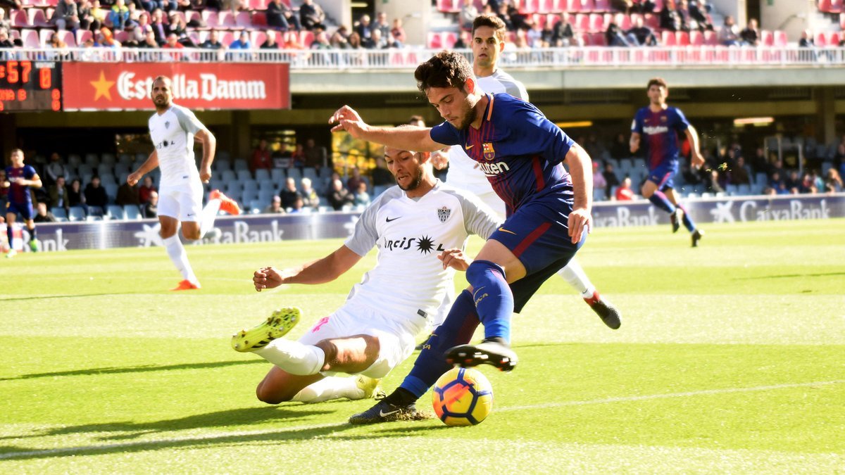 Joaquín en el partido celebrado en el Mini Estadi.