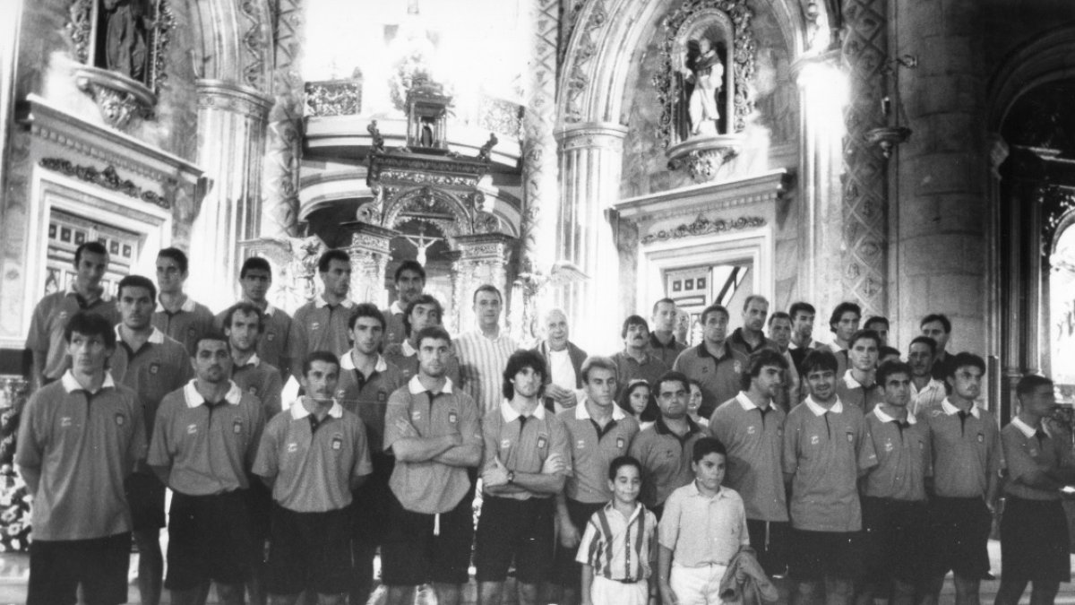 Este fue el primer Almería de Segunda División en la Liga 1995-96.