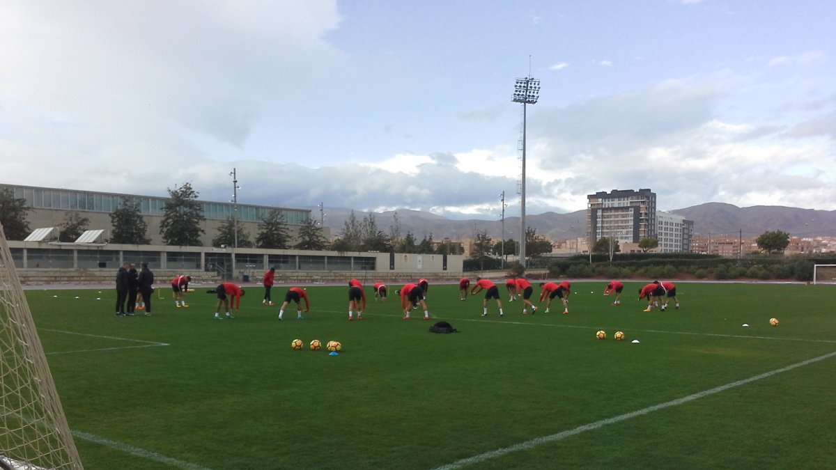Calentamiento del equipo.