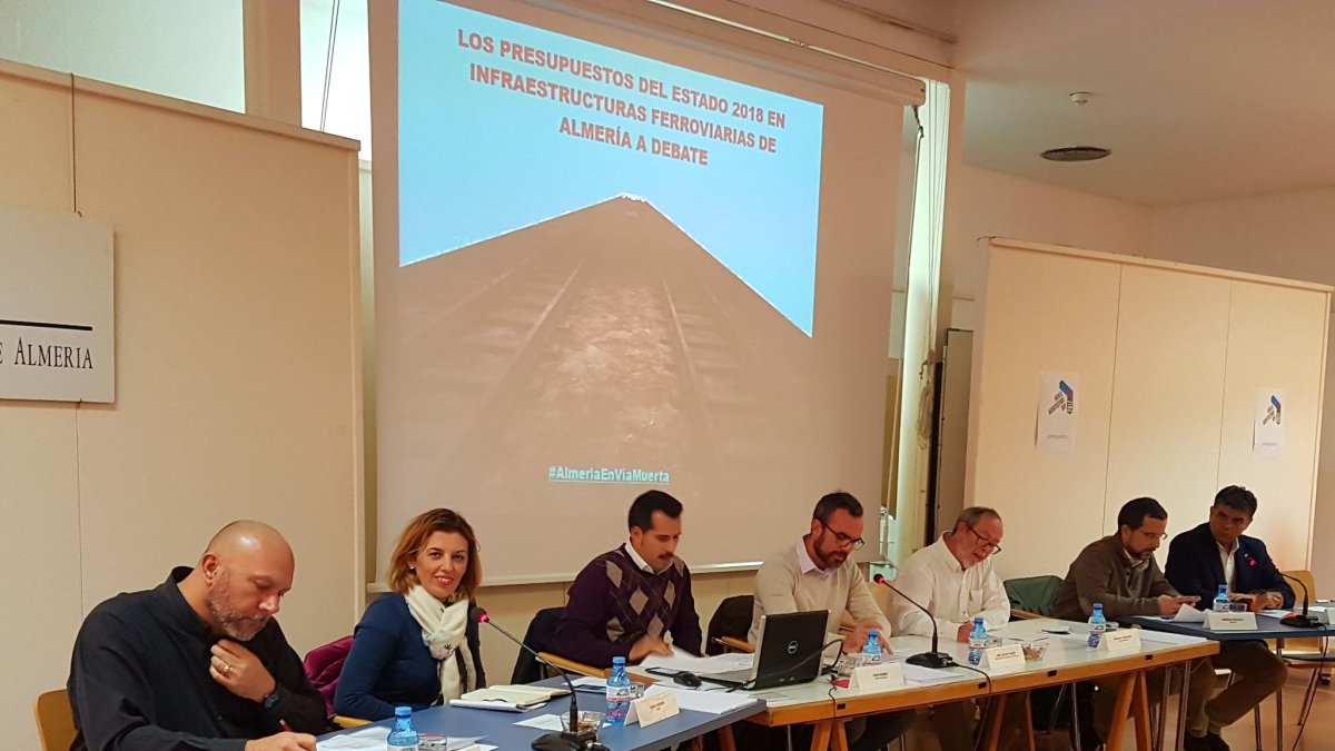 Acto en el Colegio de Arquitectos.