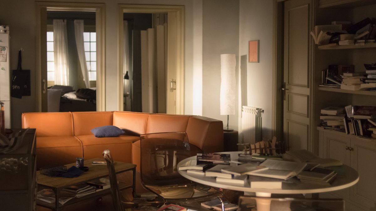 Libros del sello almeriense en una imagen de la serie.